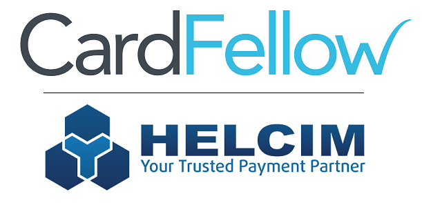 CardFellow logo with Helcim logo