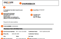 Discover chargeback letter