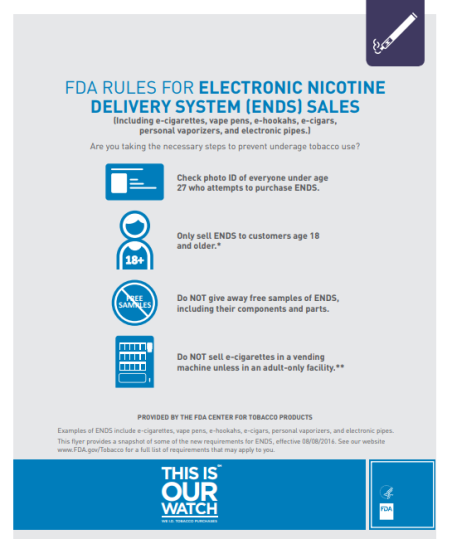 FDA vape regulations