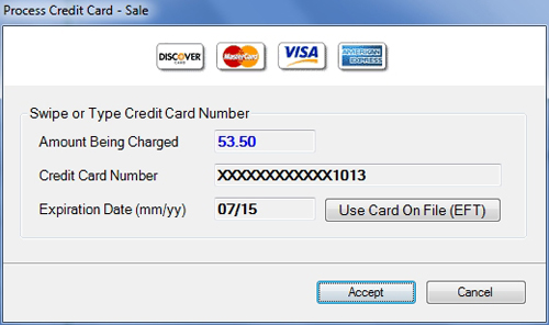 Helios credit card processing