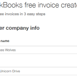 QuickBooks invoice template example