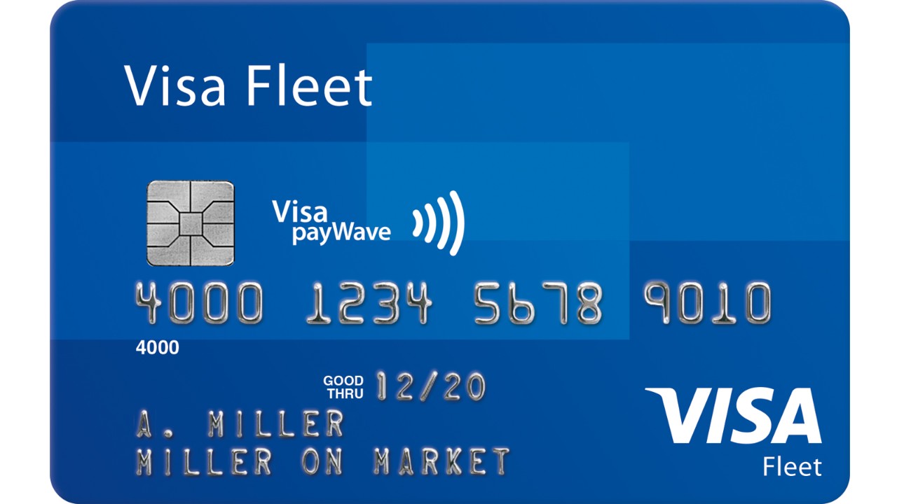 Visa fleet card