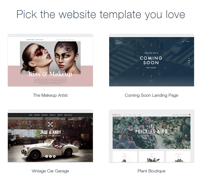 Wix templates