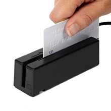 credit card in USB card swiper
