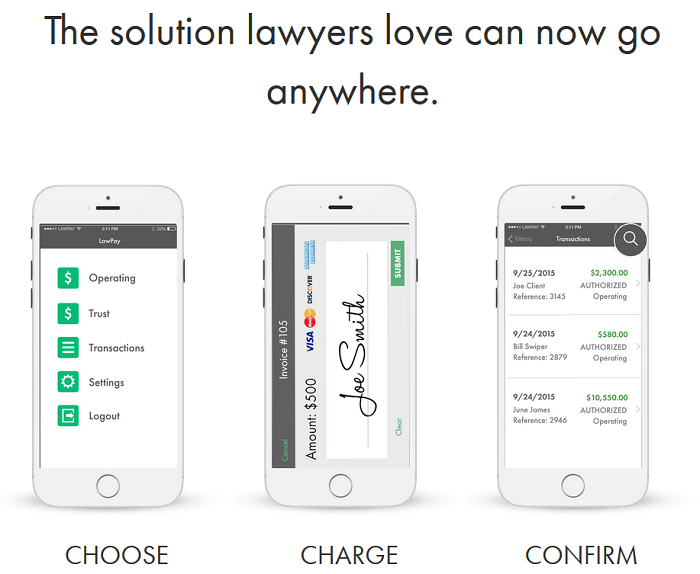 LawPay mobile