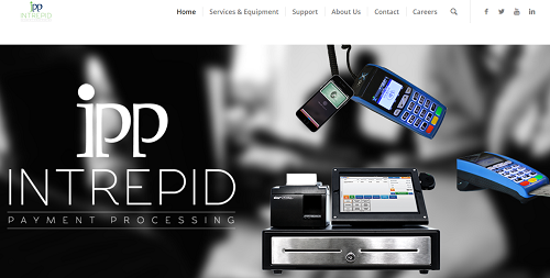 Intrepid Payment Processing homepage