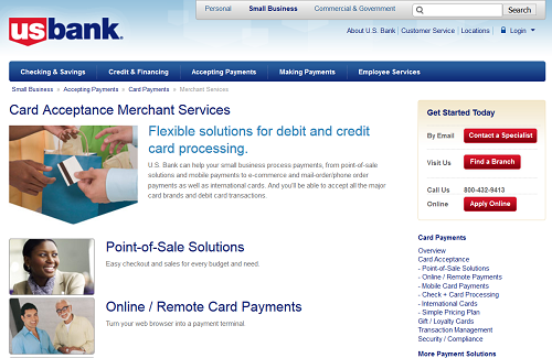US Bank merchant services
