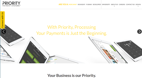 Priority Payment Systems homepage