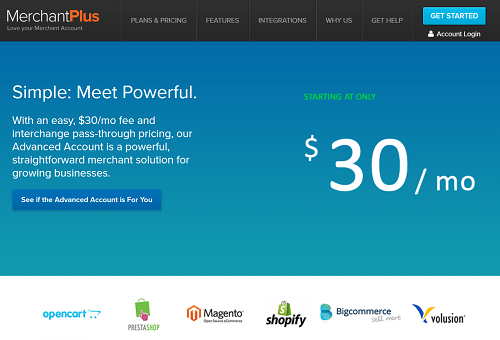 MerchantPlus homepage