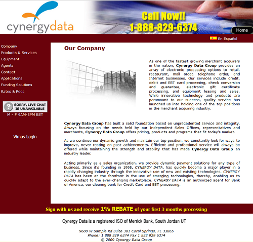 Cynergy Data homepage