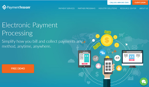 PaymentVision homepage